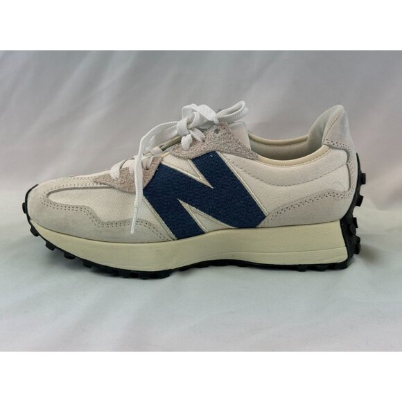 New Balance 327 Casual Women's Sneakers Shoes White Canvas Denim Sz W 8.5- M 7 - Picture 4 of 10